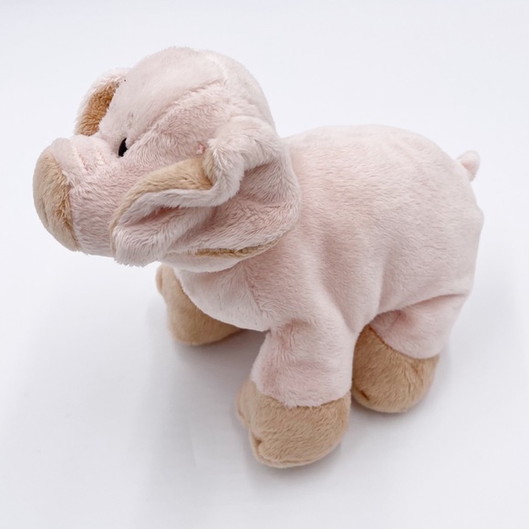 GANZ Webkinz HM184 Pink Floppy Pig Plush Stuffed Animal NO CODE - Picture 2 of 7